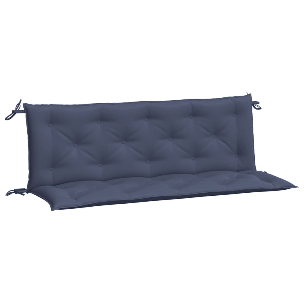 Tuinbankkussens 2 st 150x50x7 cm oxford stof marineblauw - AllerleiShop