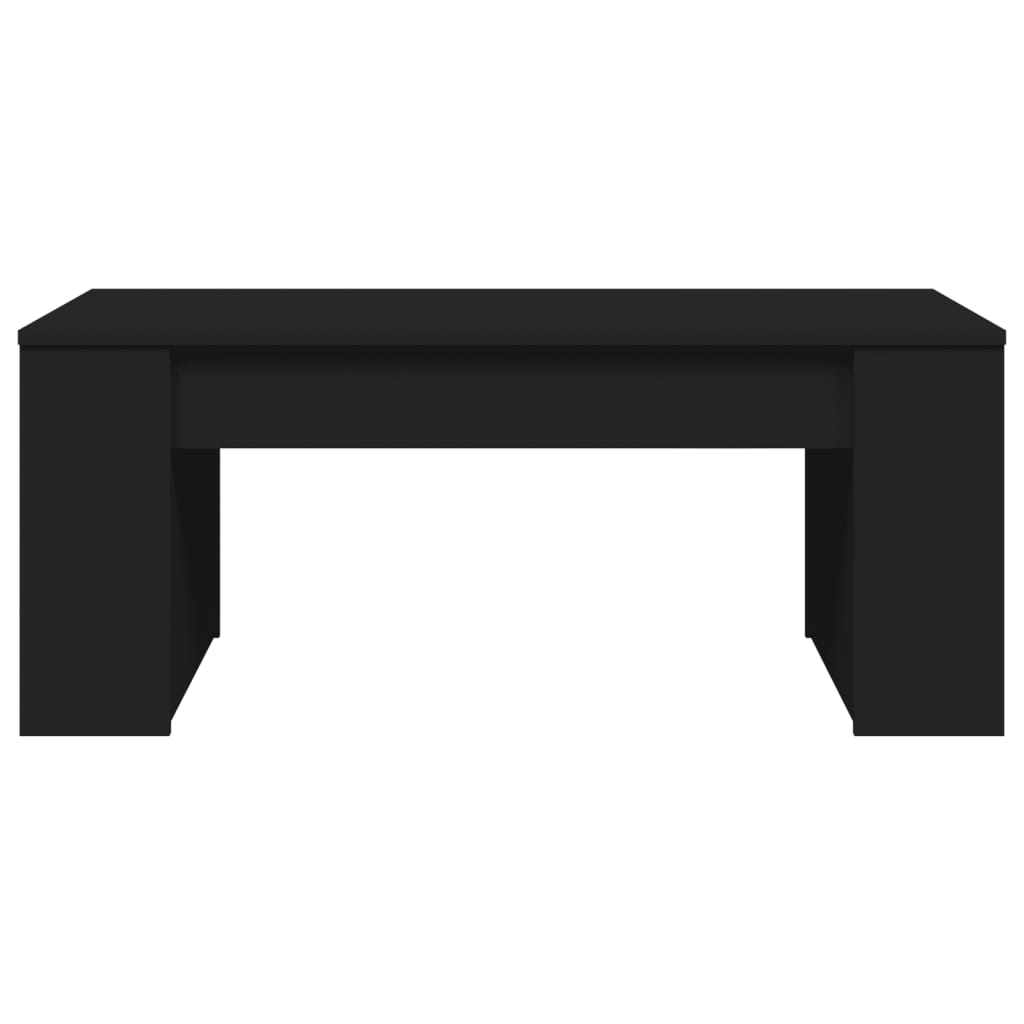 Salontafel 102x50x45 cm bewerkt hout zwart