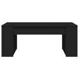 Salontafel 102x50x45 cm bewerkt hout zwart