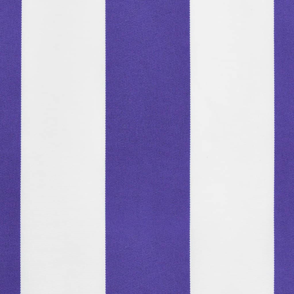 Vervangingsdoek voor luifelrok gestreept 3 m blauw en wit