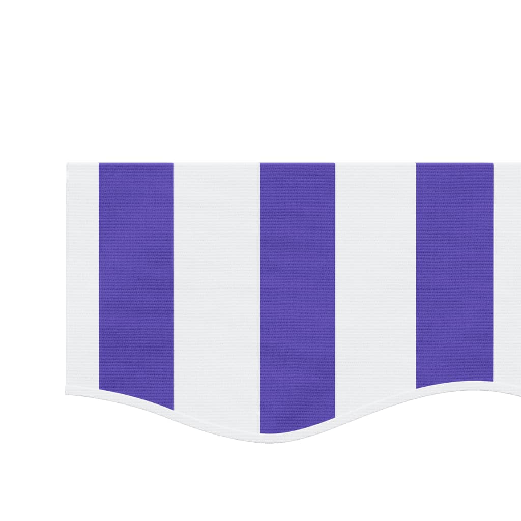Vervangingsdoek voor luifelrok gestreept 4,5 m blauw en wit