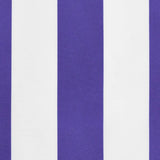 Vervangingsdoek voor luifelrok gestreept 4,5 m blauw en wit