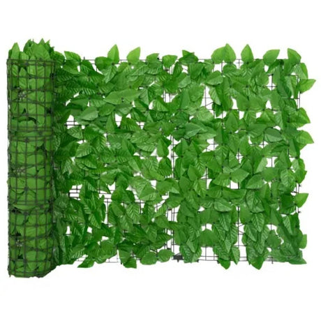 Balkonscherm met groene bladeren 200x75 cm - AllerleiShop