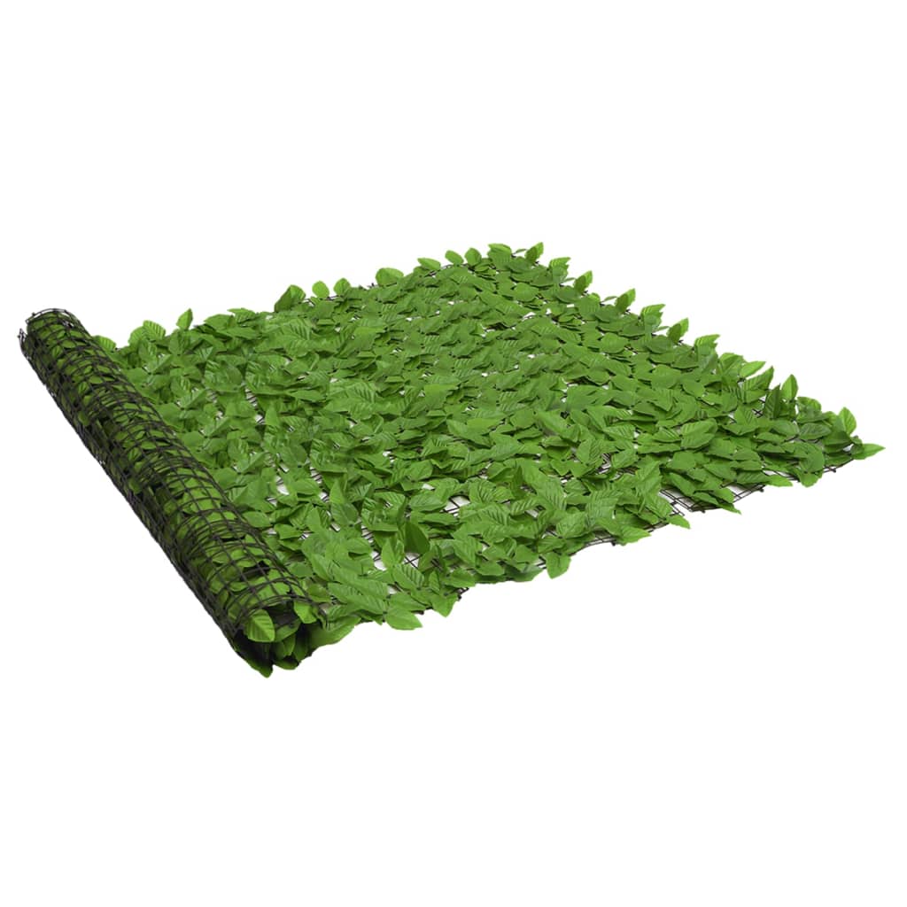 Balkonscherm met groene bladeren 200x150 cm - AllerleiShop