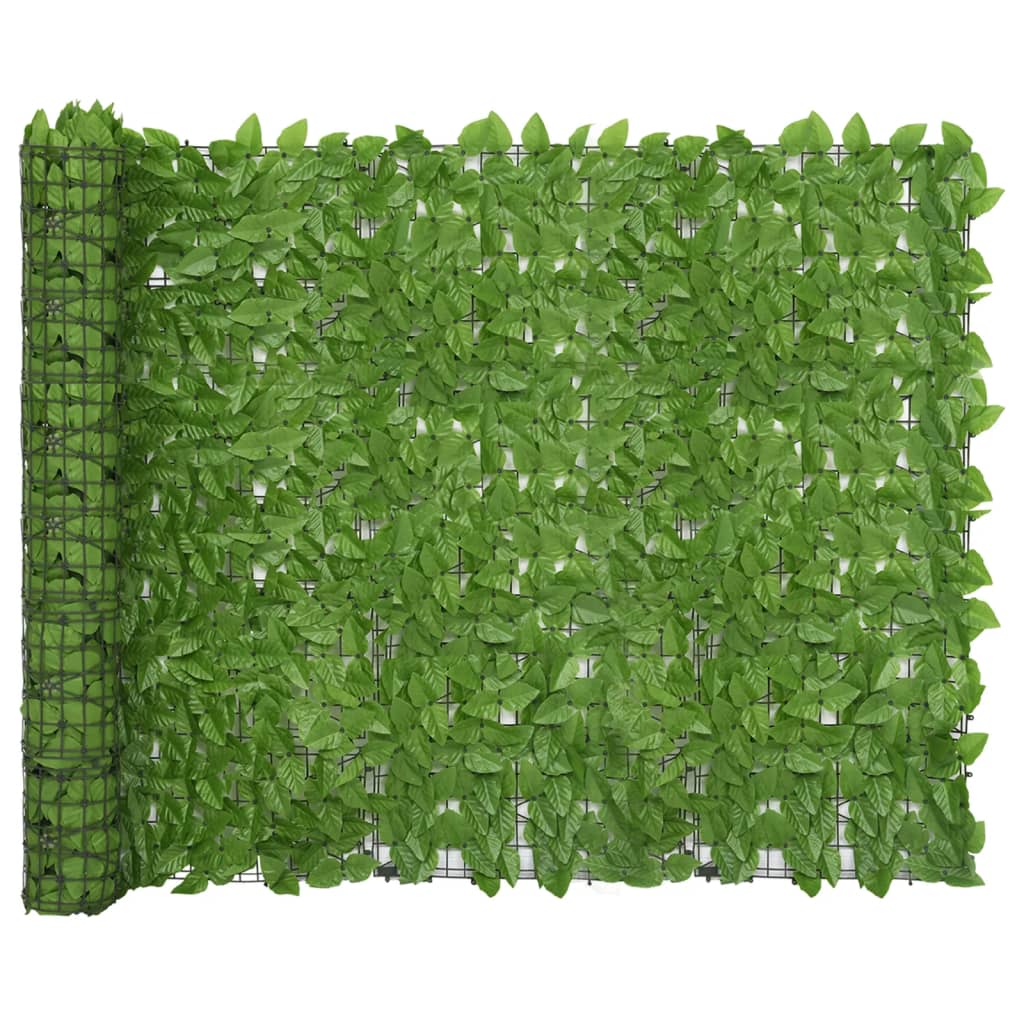 Balkonscherm met groene bladeren 200x150 cm - AllerleiShop