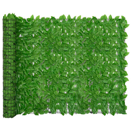 Balkonscherm met groene bladeren 200x150 cm - AllerleiShop