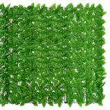 Balkonscherm met groene bladeren 200x150 cm - AllerleiShop