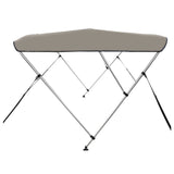 Biminitop 3 bogen 183x196x137 cm grijs