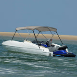 Biminitop 3 bogen 183x196x137 cm grijs