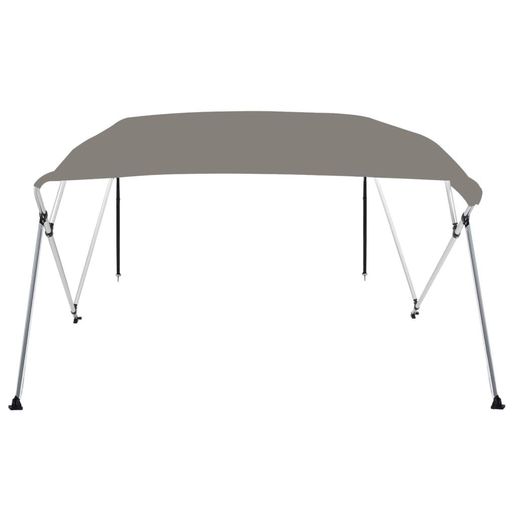 Biminitop 4 bogen 243x210x137 cm grijs
