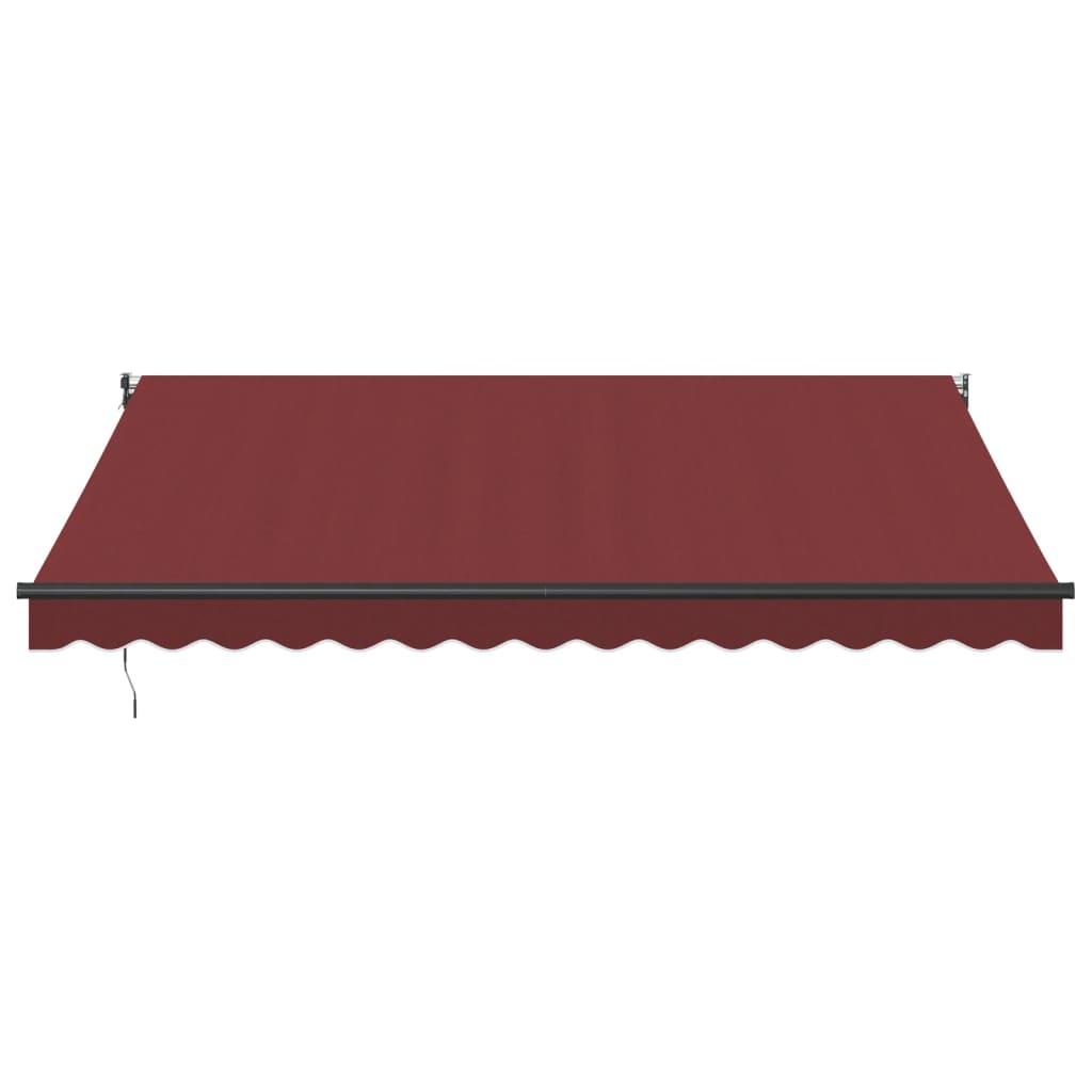 Luifel automatisch uittrekbaar 400x300 cm bordeauxrood