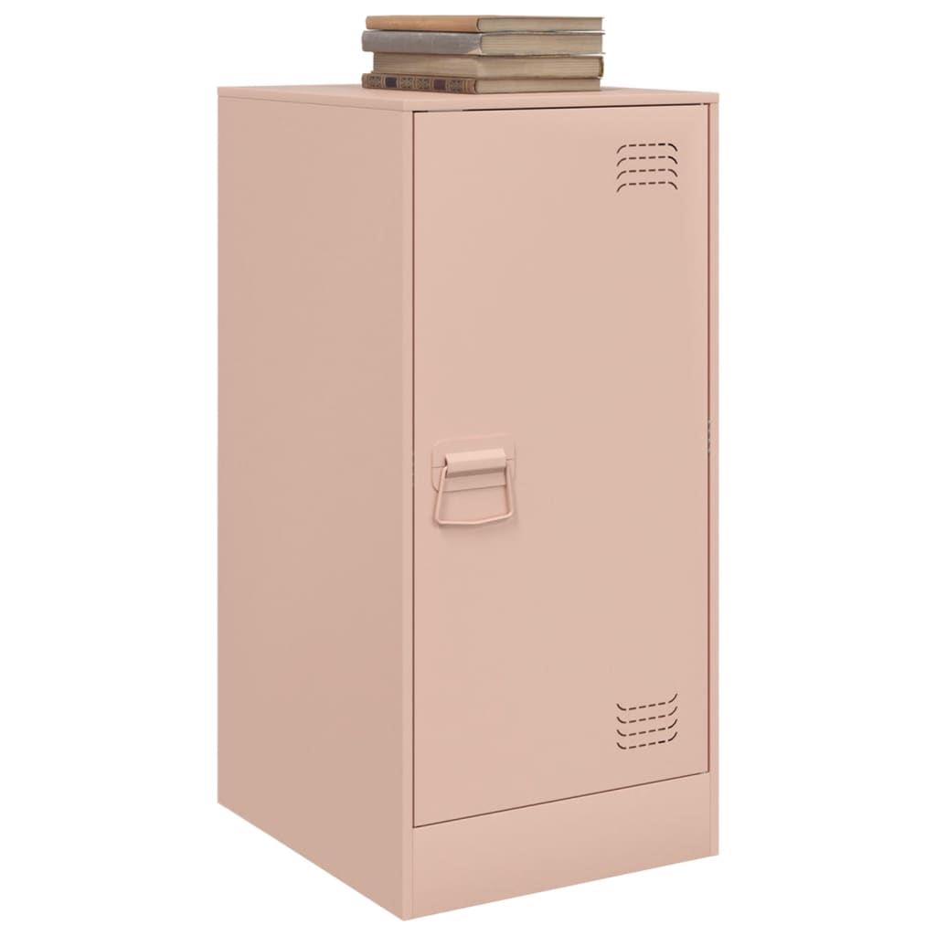 Dressoir 34,5x39x73 cm staal roze