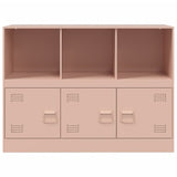 Dressoir 99x39x73 cm staal roze