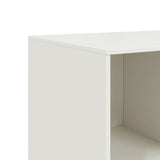 Dressoir 99x39x73 cm staal wit