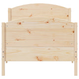 Bedframe zonder matras massief grenenhout 100x200 cm