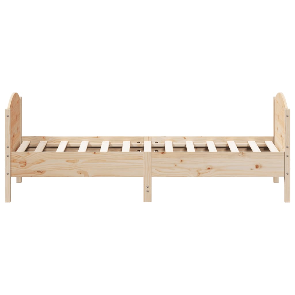 Bedframe zonder matras massief grenenhout 100x200 cm