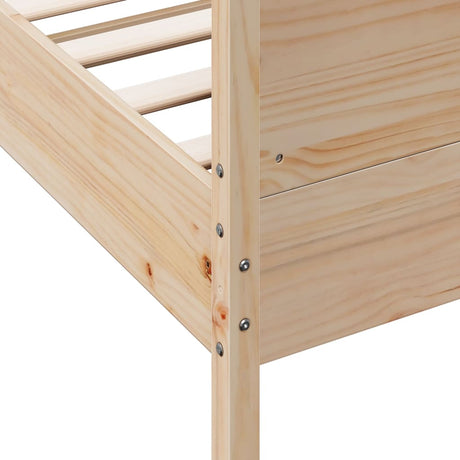 Bedframe zonder matras massief grenenhout 100x200 cm