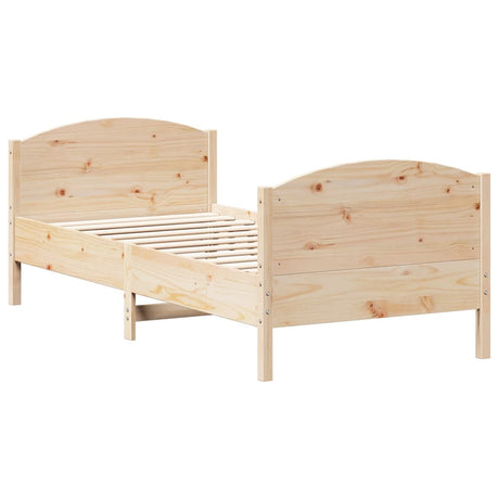Bedframe zonder matras massief grenenhout 90x190 cm