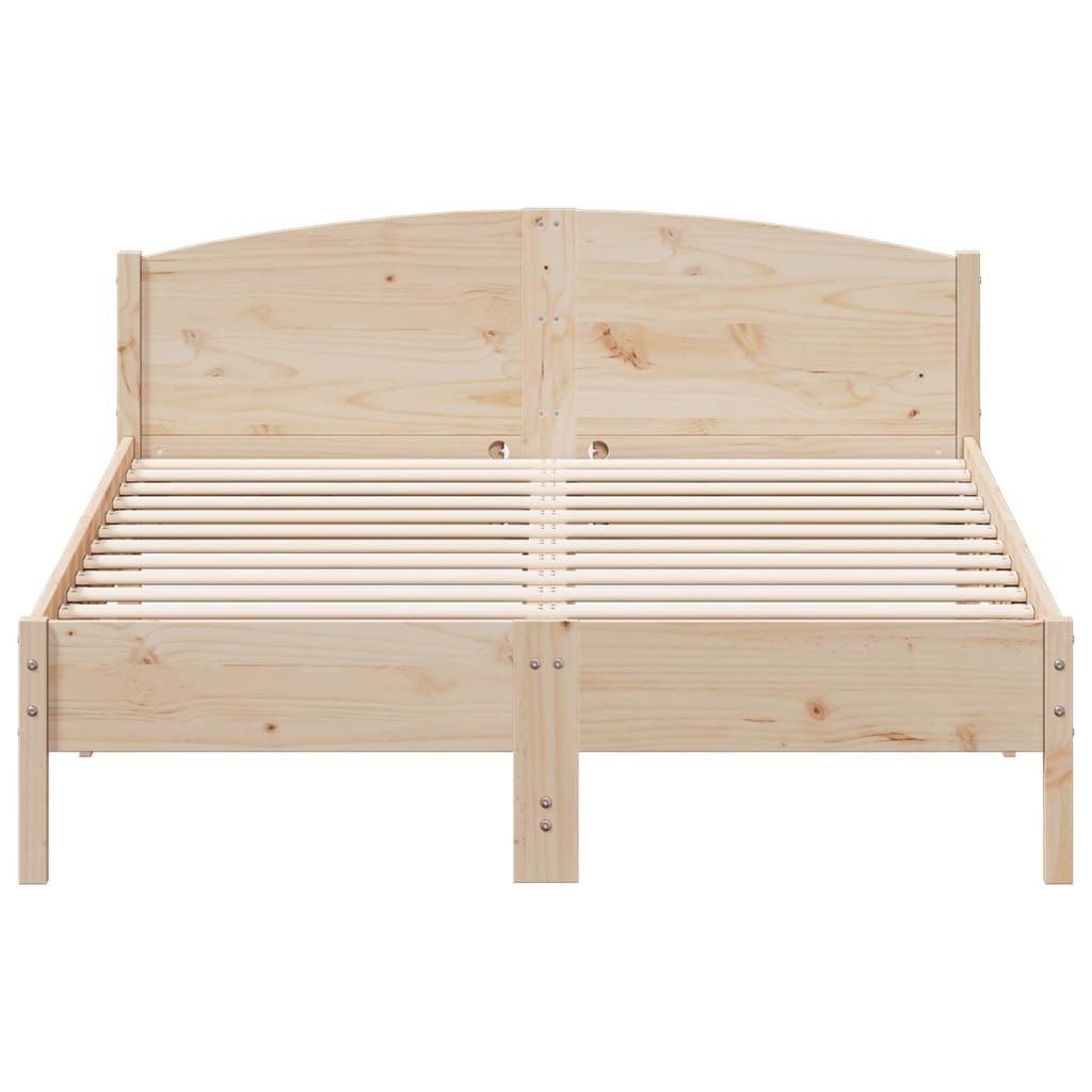 Bedframe zonder matras massief grenenhout 120x200 cm