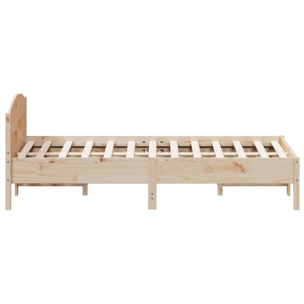 Bedframe zonder matras massief grenenhout 120x200 cm