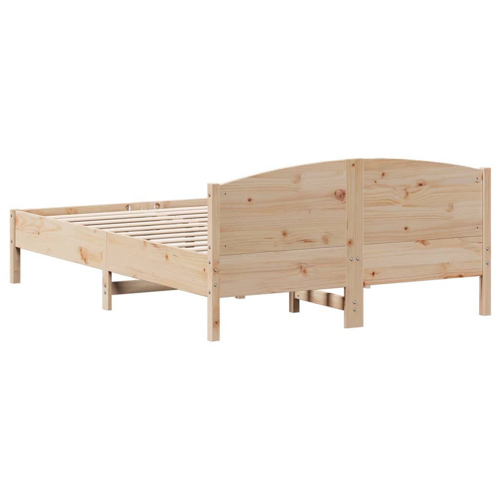 Bedframe zonder matras massief grenenhout 120x200 cm