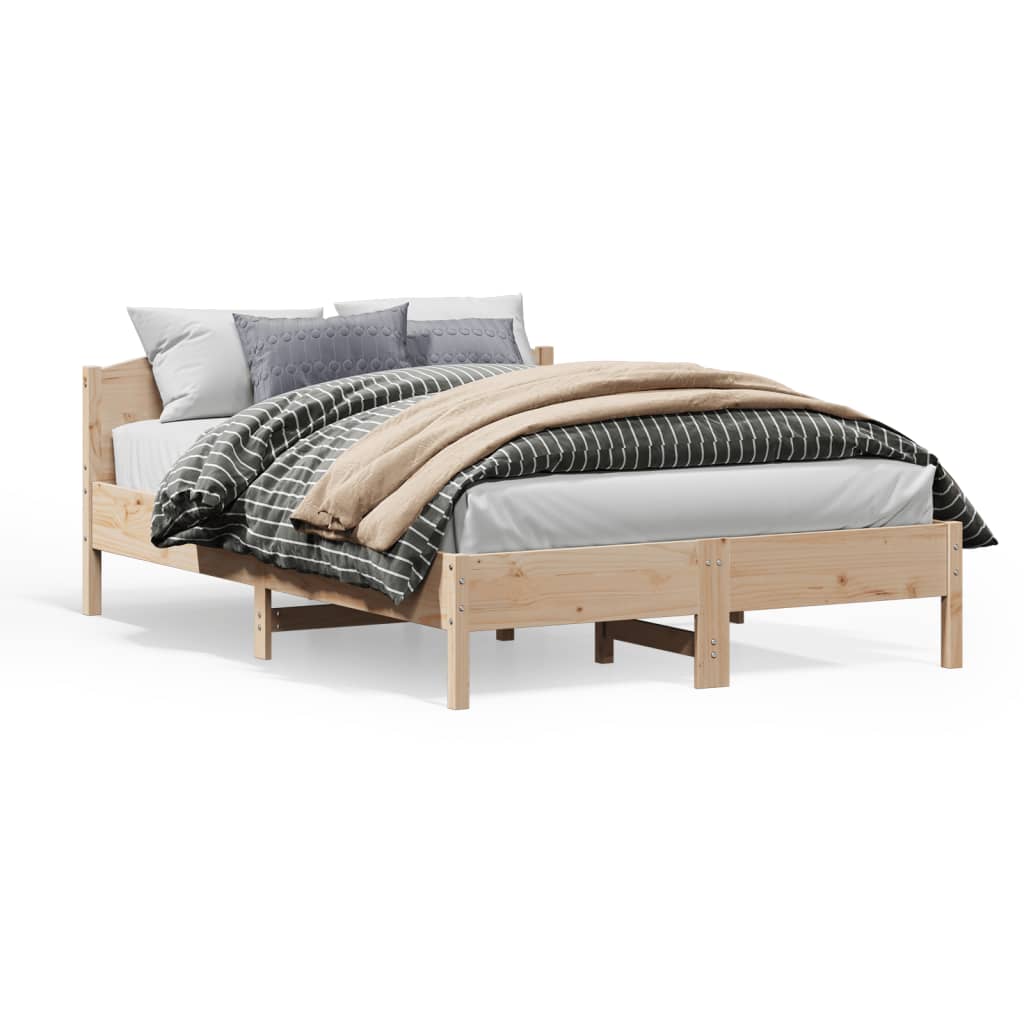 Bedframe zonder matras massief grenenhout 120x200 cm