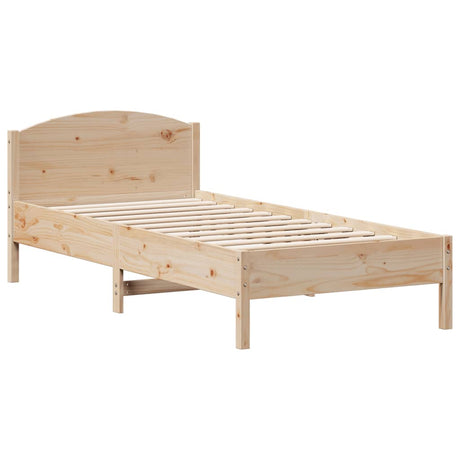Bedframe zonder matras massief grenenhout 90x200 cm