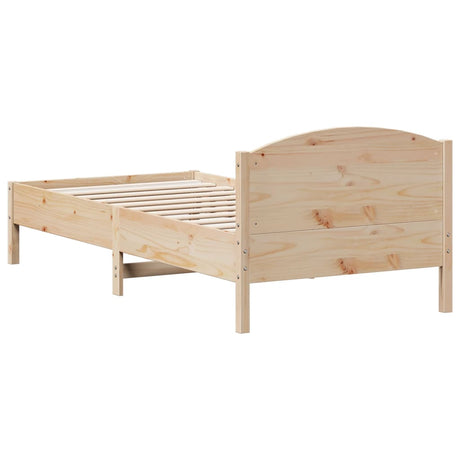 Bedframe zonder matras massief grenenhout 90x200 cm