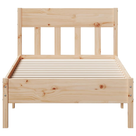 Bedframe zonder matras massief grenenhout 90x190 cm