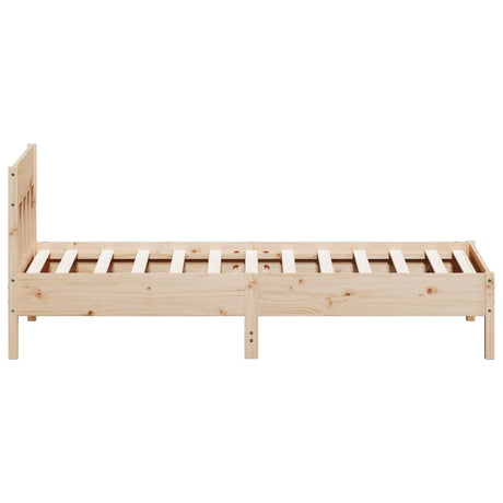 Bedframe zonder matras massief grenenhout 90x190 cm