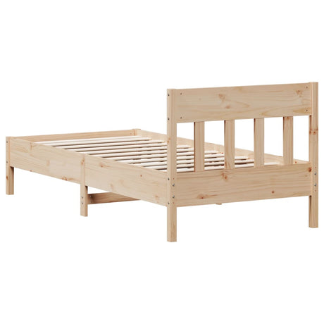 Bedframe zonder matras massief grenenhout 90x190 cm