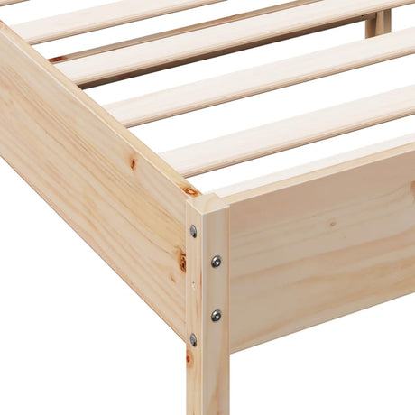 Bedframe zonder matras massief grenenhout 90x190 cm