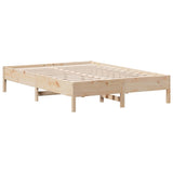 Bedframe zonder matras massief grenenhout 150x200 cm