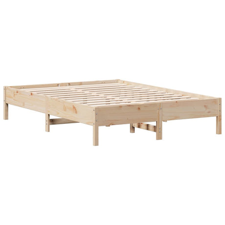 Bedframe zonder matras massief grenenhout 150x200 cm