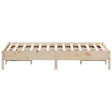 Bedframe zonder matras massief grenenhout 150x200 cm