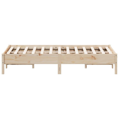 Bedframe zonder matras massief grenenhout 150x200 cm