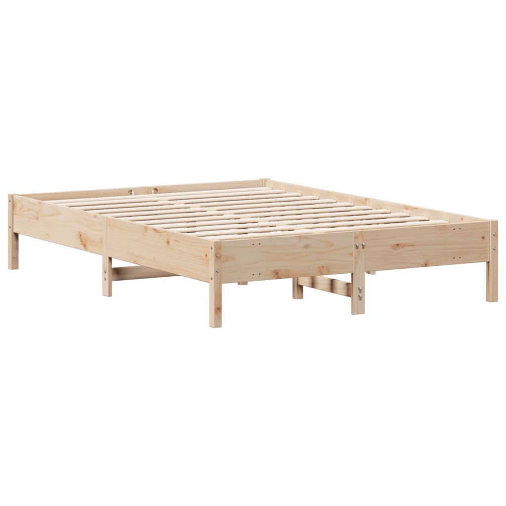 Bedframe zonder matras massief grenenhout 150x200 cm