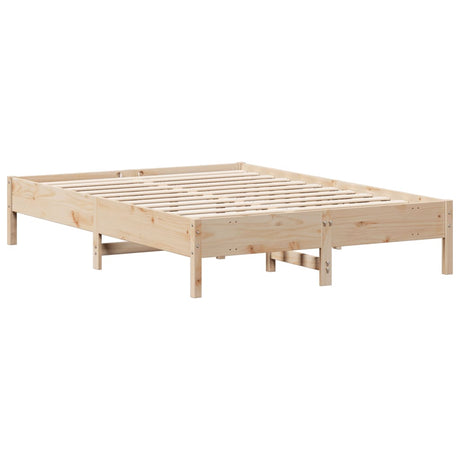 Bedframe zonder matras massief grenenhout 150x200 cm