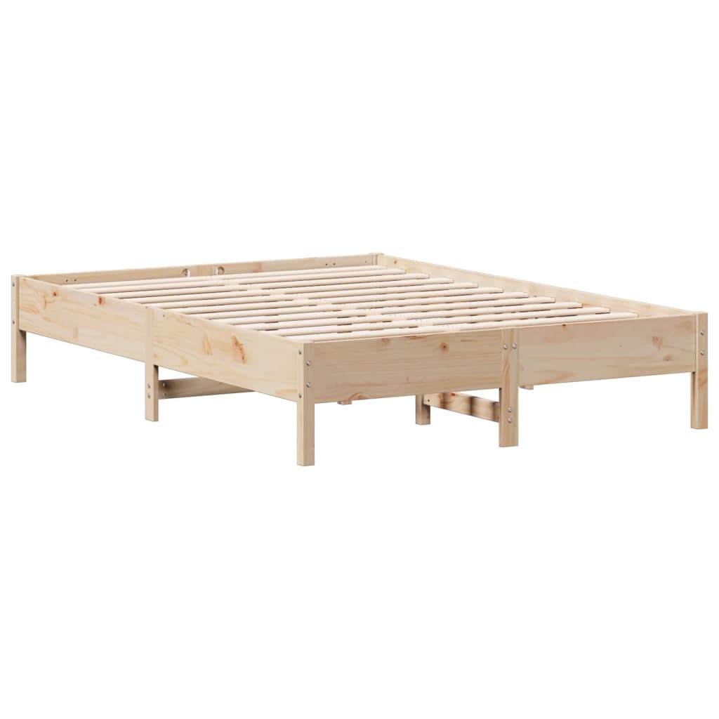 Bedframe zonder matras massief grenenhout 120x200 cm