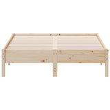 Bedframe zonder matras massief grenenhout 140x190 cm