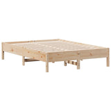 Bedframe zonder matras massief grenenhout 140x190 cm