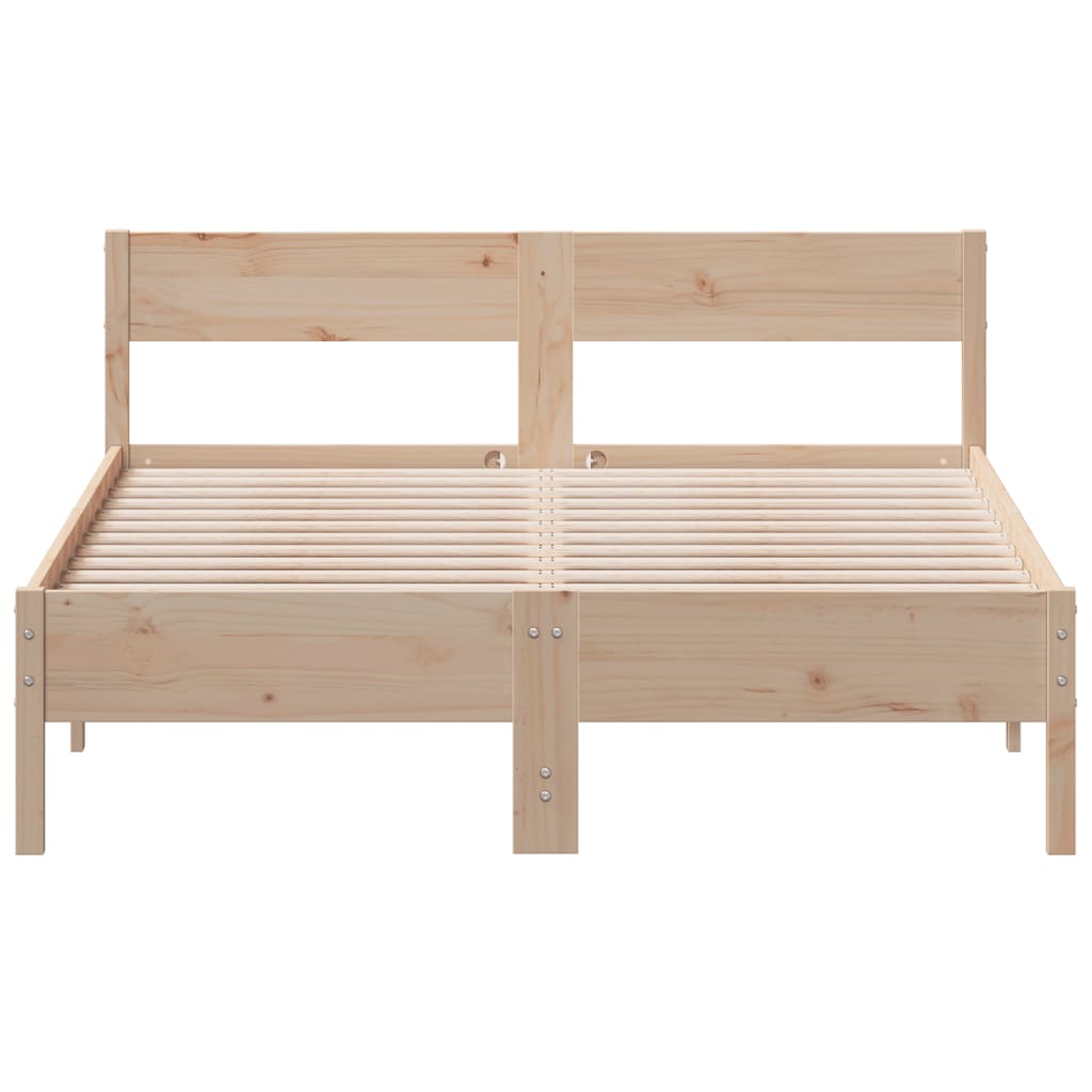 Bedframe zonder matras massief grenenhout 120x200 cm
