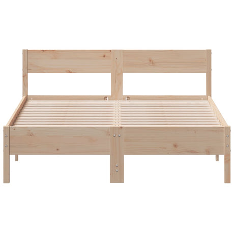 Bedframe zonder matras massief grenenhout 120x200 cm
