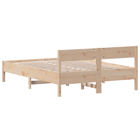 Bedframe zonder matras massief grenenhout 120x200 cm
