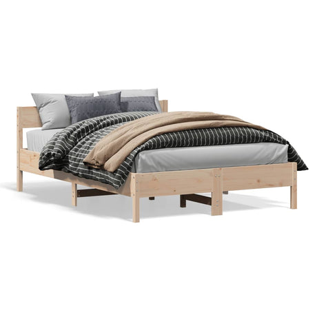Bedframe zonder matras massief grenenhout 120x200 cm