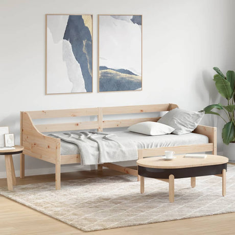 Slaapbank zonder matras 100x200 cm massief grenenhout