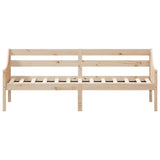 Slaapbank zonder matras 100x200 cm massief grenenhout