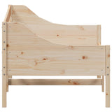 Slaapbank zonder matras 100x200 cm massief grenenhout
