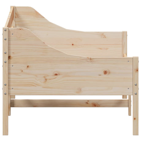 Slaapbank zonder matras 100x200 cm massief grenenhout