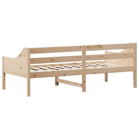 Slaapbank zonder matras 100x200 cm massief grenenhout